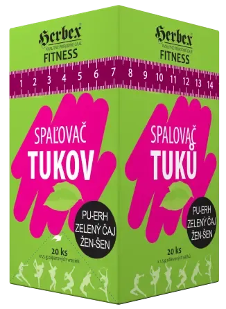 HERBEX Spalovač tuků čaj 20 x 1.5 g