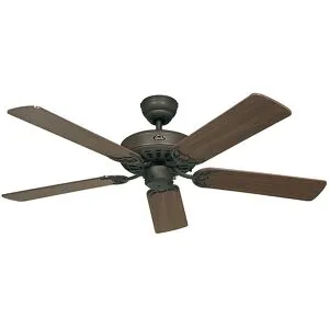 kaiserkraft Ventoinha de teto CLASSIC ROYAL, Ø da pá do rotor 1320 mm, nogueira/castanho antigo/bronze