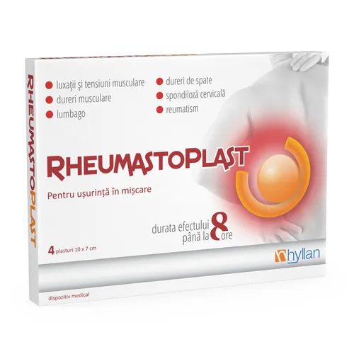 RheumastoPlast, 2 plicuri x 2 plasturi 10 x 7cm, Hyllan