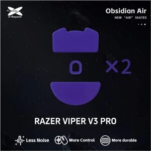 X-Raypad Obsidian Air Mouse Skates Till Razer Viper V3 Pro