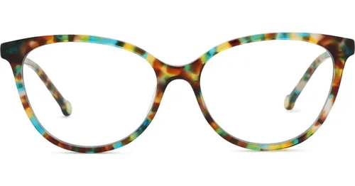 Lentiamo Anna Green Havana - skærmbriller [blue light briller], cat eye, til hende, brun