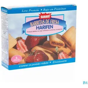 Sanavi Harifen Biscuits Fourre Fraise 6x25g