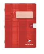 Školní sešit Clairefontaine Metric A5 "544" linkovaný, 40 listů CZ/SK, červený