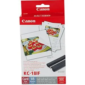 Canon KC-18IF Papper/bläck 18st 8,6 x 5,4cm etiketter