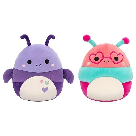 SQUISHMALLOWS 1+1 Chrobák a Húsenica - Axel a Peach