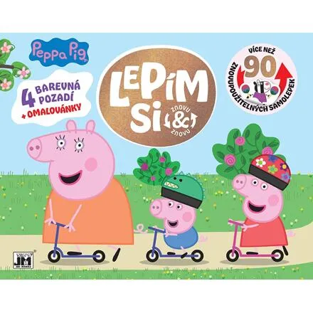 Jiri Models Lepím si znova a znova Prasiatko Peppa