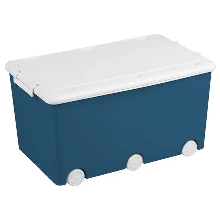 TEGA Viacúčelový box na hračky modrý