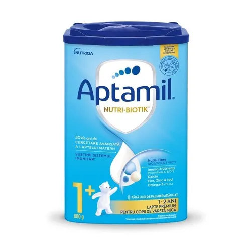 Lapte praf Nutri Biotik 1+, 1-2 ani, 800 g, Aptamil