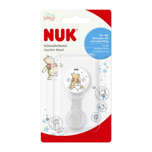 NUK Stuha na dudlík DISNEY Medvídek Pú