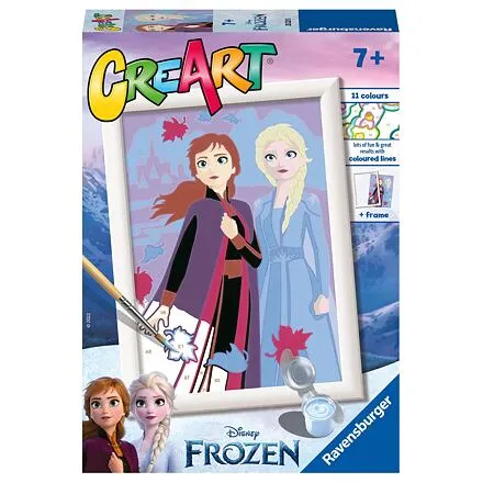 Ravensburger CreArt Disney: Ľadové kráľovstvo: Sestry navždy