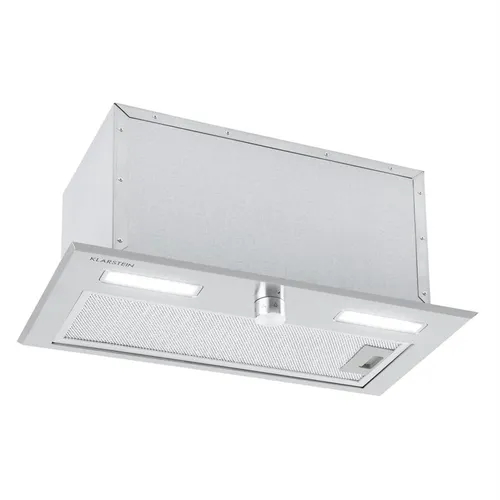 Klarstein Simplica Dunstabzugshaube Einbau 52cm Abluft: 400 m³/h LED Edelstahl