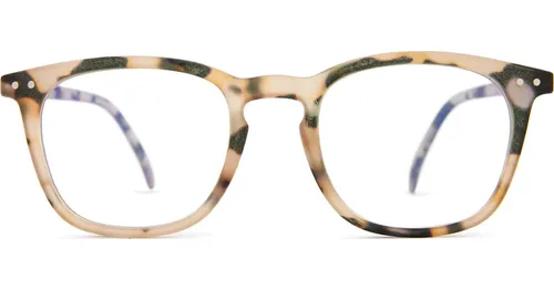 Izipizi Screen #E Light Tortoise - skærmbriller [blue light briller], firkantet, unisex, brun