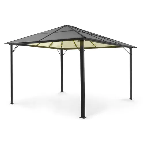 Blumfeldt Pantheon Solid Sky Ambient Solar Pavillon 3x4m Polycarbonat Aluminium