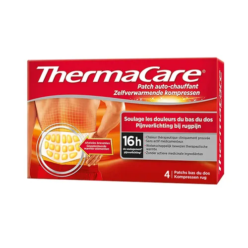 ThermaCare Zelfverwarmend Kompres Rugpijn 4 Stuks