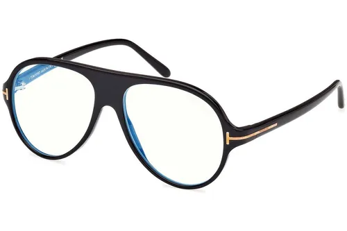 Tom Ford FT5012-B 001, Čierne, Materiál 0, Pánske dioptrické okuliare