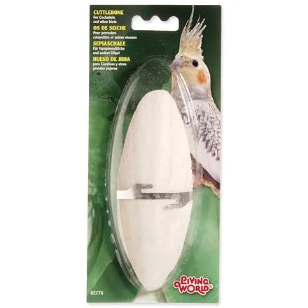 Kosť sépiová LIVING WORLD s držiakom veľká 1 ks