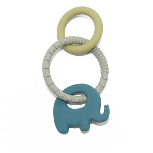 Petite&Mars Silicone teether kousátko Elefi 0 m+ 1 ks