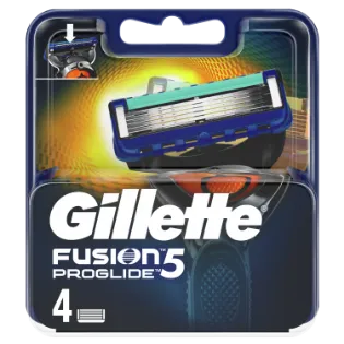 GILLETTE Fusion Proglide Náhradné hlavice 4 ks