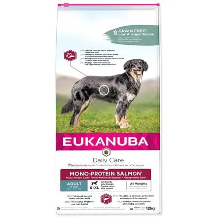 EUKANUBA Daily Care Adult Mono Proteín Salmon 12 kg