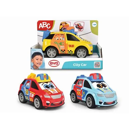 ABC BYD City Car 14,5 cm, 3 druhy