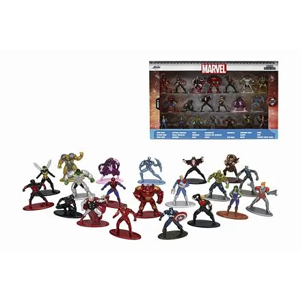 Kovové Nanofigúrky zberateľské Marvel 20ks