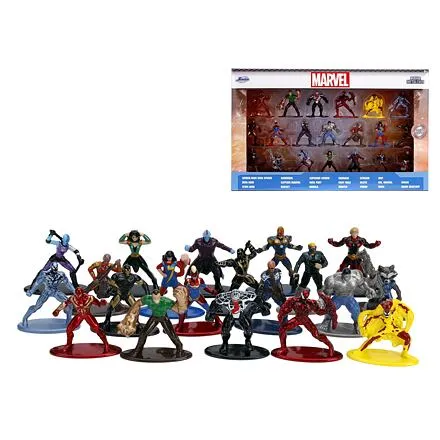 Marvel Kovové zberateľské nanofigúrky 20 ks