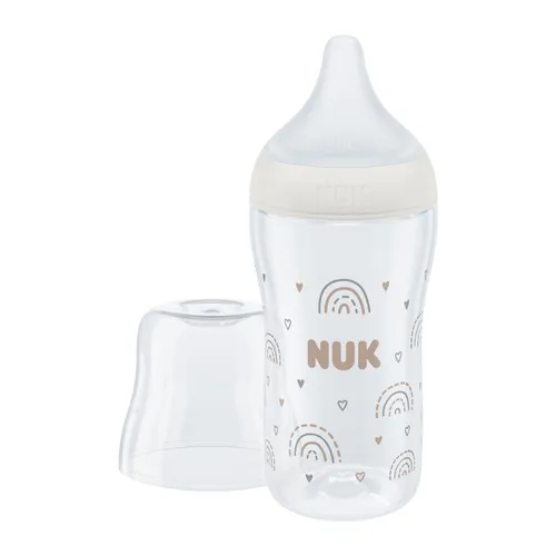 NUK Perfect Match láhev sklo s kontrolou teploty 230 ml