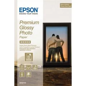 Epson 13x18cm Premium glossy Photo Paper, 30 ark, 255g/m2