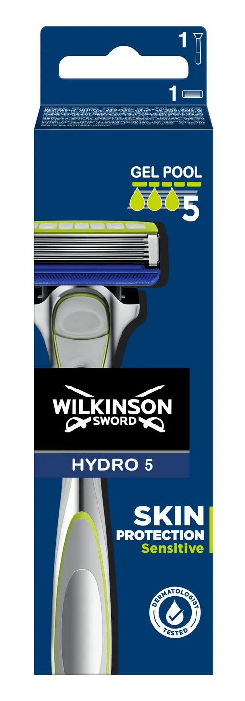 Wilkinson Sword Aparat de ras + 1 cap de schimb Hydro 5 Skin Protection Sensitive