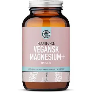 Plantforce Vegansk Magnesium + Naturlig - 160 g