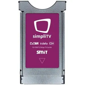 simpliTV Modul CI+ Modul für digitales Antennenfernsehen für DVB-T2-fähige TVs