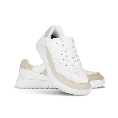 Barefoot tenisky Barebarics Vaporo - White & Beige