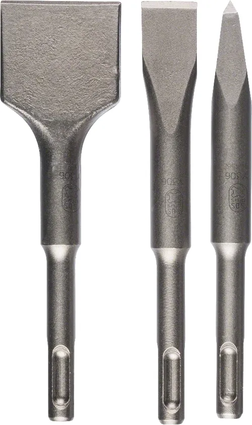 Sada krátkých sekáčů Bosch SDS plus 3 ks