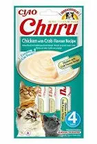 Churu Cat Chicken with Crab Flavour Recipe 4x14g 4 + 1 zdarma