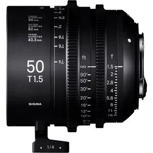Sigma Cine 50mm T1,5, för Canon EF-fattning (fullformat)