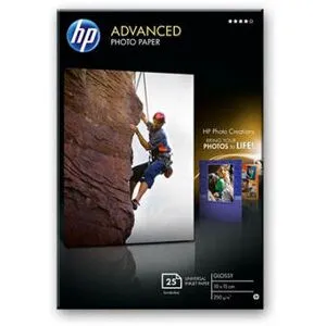 HP Advanced Glossy Photo Paper 10x15 cm, 25 Ark, 250g