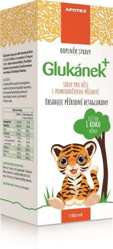 Glukánek+ Sirup Pro Děti 250ml