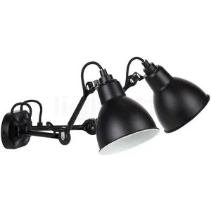 DCW Lampe Gras No 204 Double Applique noir