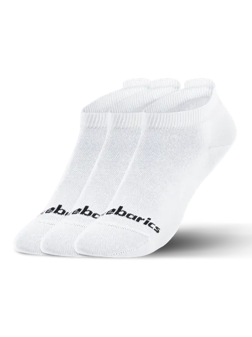 Barebarics - Barefootové ponožky - Low-cut - White - 3 pack