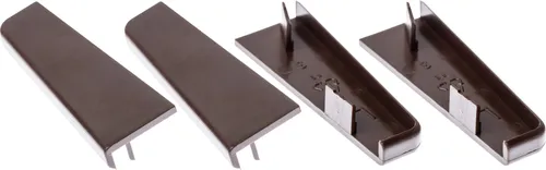 Koncovka pravá/levá Kronoflooring K58C tmavě hnědá, 2 páry