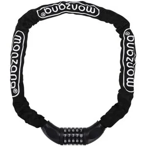 monzana® Fahrradschloss 90cm mit Zahlencode und starker Kette