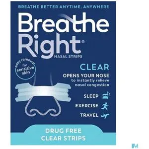 Gsk Breathe Right Clear Regular 30