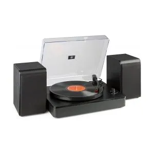 RP330 Record Player HQ Black with speakers "B STOCK" TILBUD NU