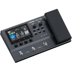 BOSS GX-10 GUITAR/BASS Pedaleira Multi-FX Visor a Cores Sensível ao Toque Pedaleira Multi-Efeitos de Chão