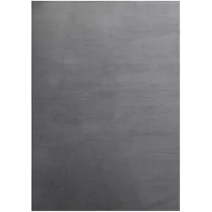 Sky Kortluvet tæppe Ensfarvet - Grå - 160x230