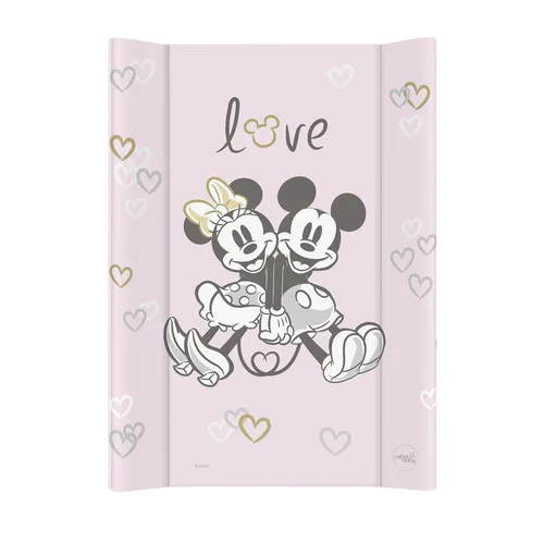 Podložka prebaľovacia s pevnou doskou COMFORT (50x70) Disney Minnie & Mickey Pink