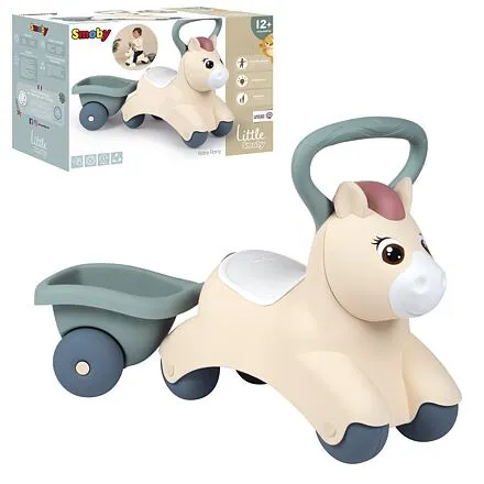 Smoby Little Smoby Odrážadlo Poník s vozíkom