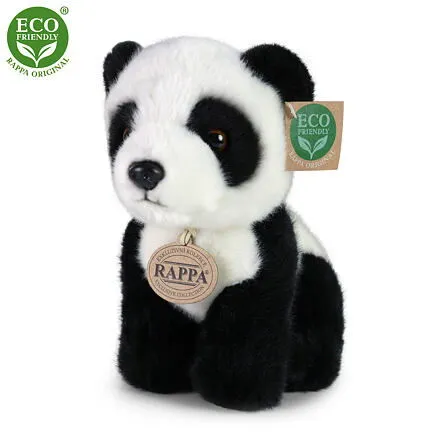 Rappa Plyšová panda sediaca, 18 cm