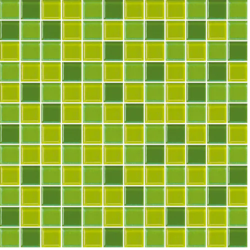 Sklenená mozaika Premium Mosaic zelená 30x30 cm lesk MOS25MIX4