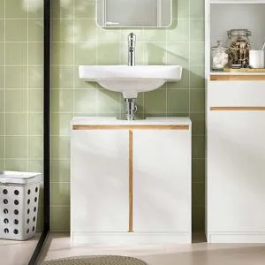 SOBUY Praktisk Skab Under Vask Til Badeværelset - Skab Plads Og Hold Tingene Organiseret!